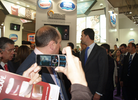 alimentaria barcelona principe asturias felipe borbon hostelvending hostel vending maquinas expendedoras machines 