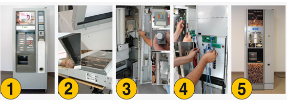 seferguer vending expendedoras maquinas machines reparacion mantenimiento kit