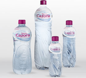 sierra cazorla agua envases botellas embotellada vending maquinas expendedoras machines PET