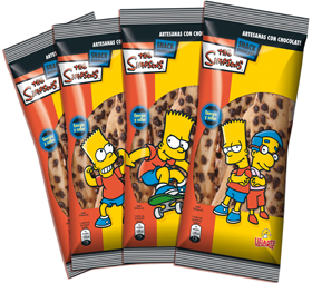 Artesanas con chocolate de Los Simpson