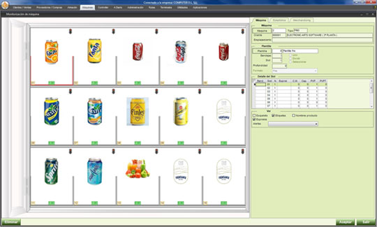computer profesionales vending gestión