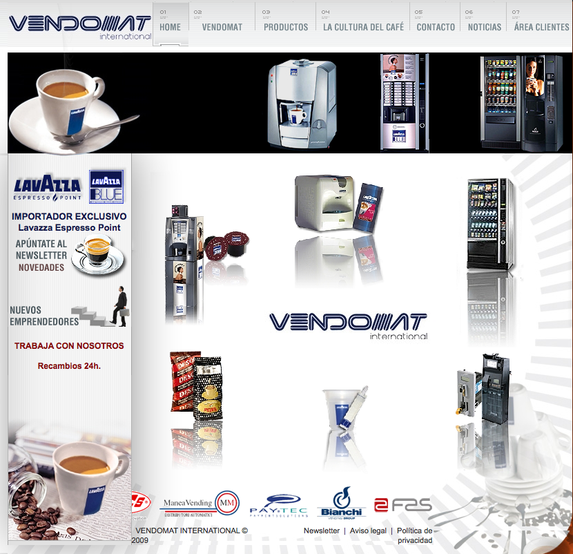 vendomat international vending horeca expendedoras maquinas machines 