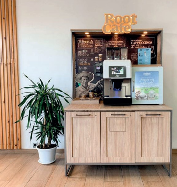 coffee corners con máquinas vending hoteles