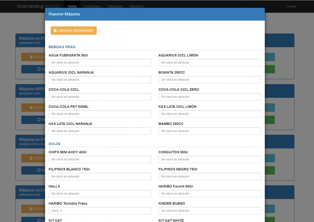 iVending plataforma web